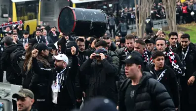 2 bin Beşiktaş taraftarı Kadıköy'de