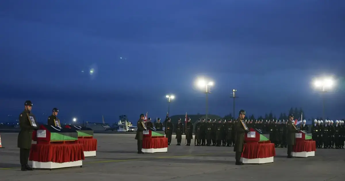 Ankara'daki jet kazası. Cenazeler Libya'ya gönderildi