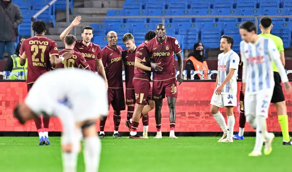 Trabzonspor kupada farklı kazandı