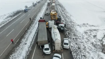 Erzurum'da aynı yolda iki kez zincirleme kaza. Ölü ve yaralılar var