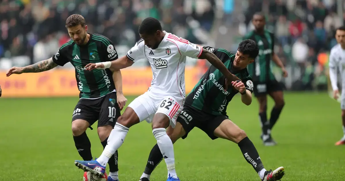 Beşiktaş, Kocaeli'den 3 puanla dönüyor