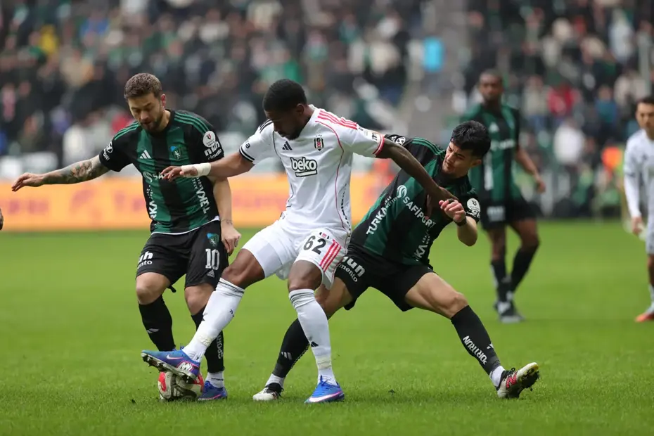 Beşiktaş, Kocaeli'den 3 puanla dönüyor