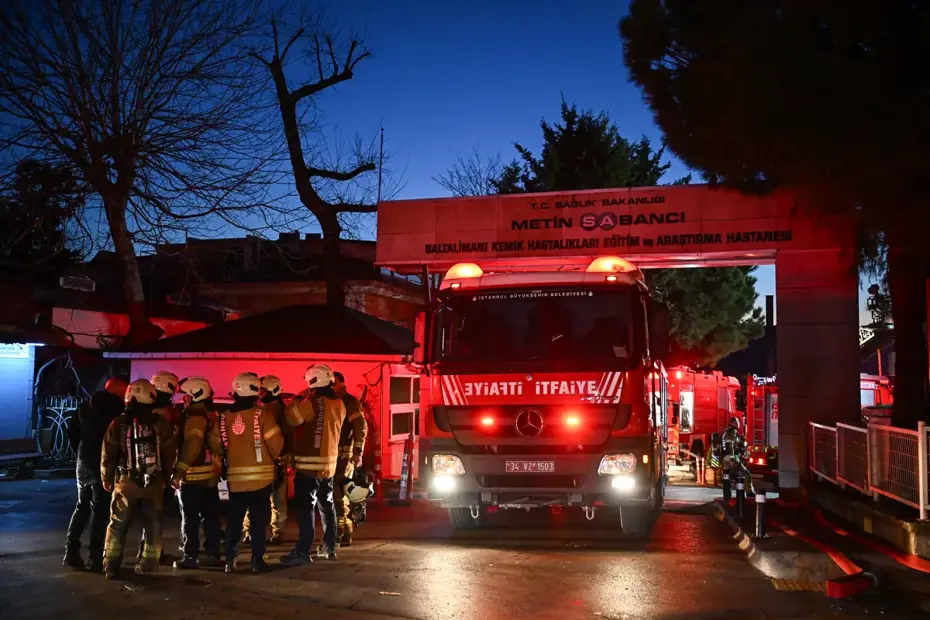 İstanbul'da hastane yangını
