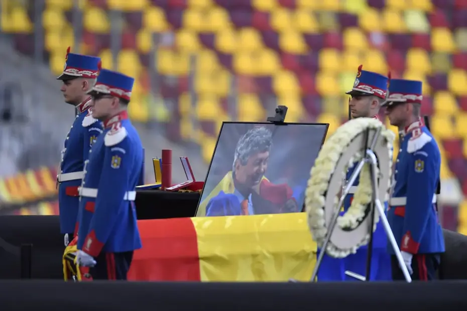 Lucescu son yolculuğuna uğurlanıyor, ailesinin duygusal anları