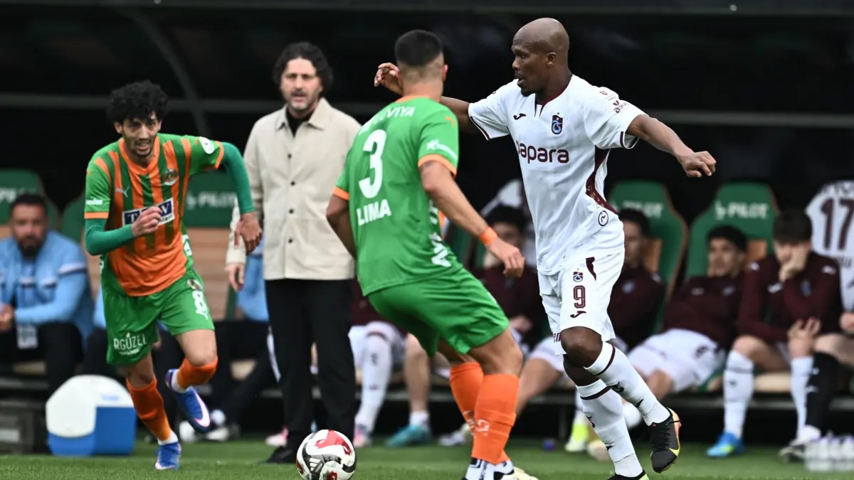 Trabzonspor, Alanya'da iki puan bıraktı