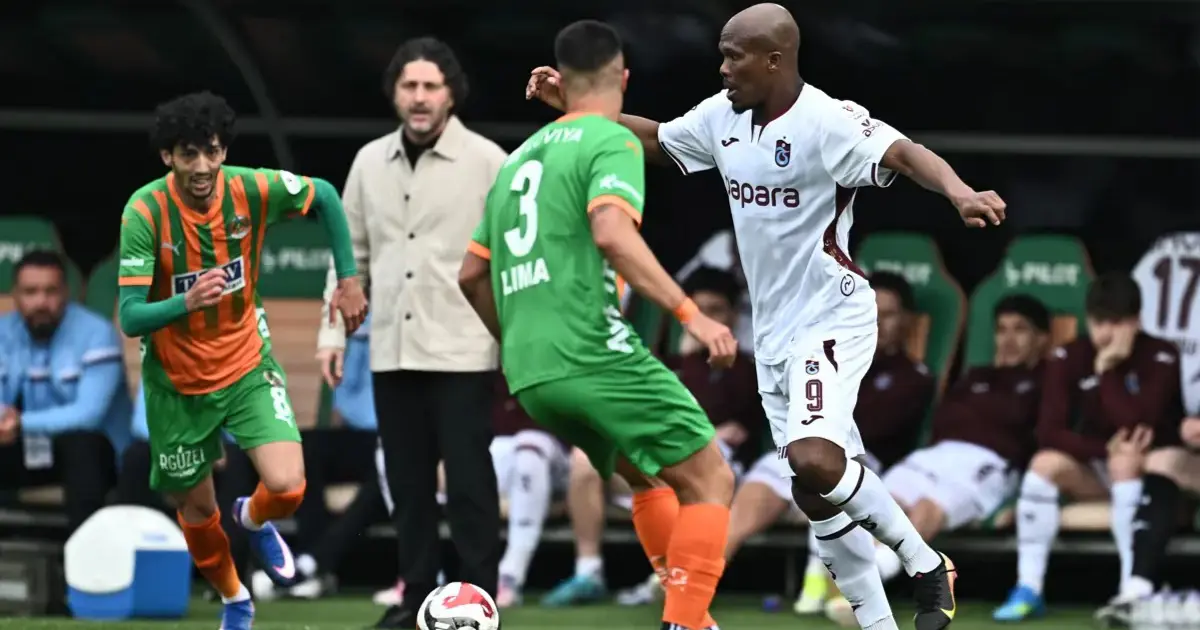 Trabzonspor, Alanya'da iki puan bıraktı