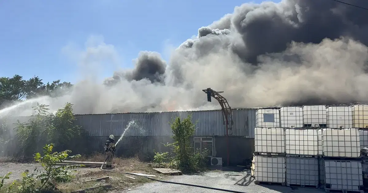 İstanbul Tuzla'da depolama tesisinde yangın. Ekipler müdahale ediyor