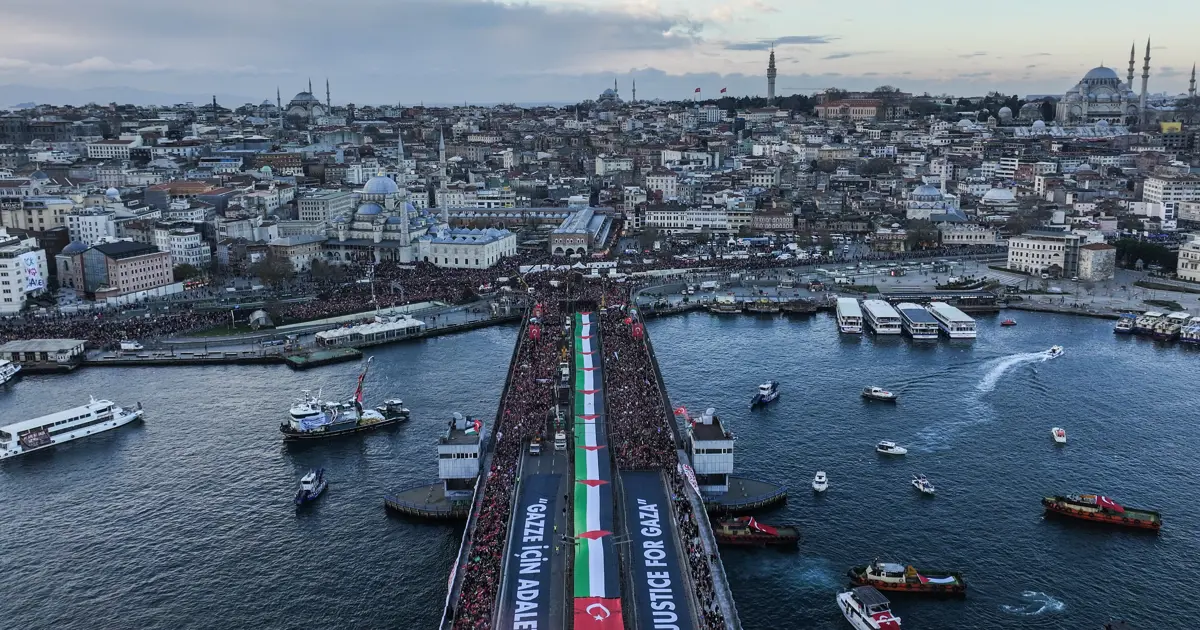 İstanbul'dan dünyaya Gazze mesajı