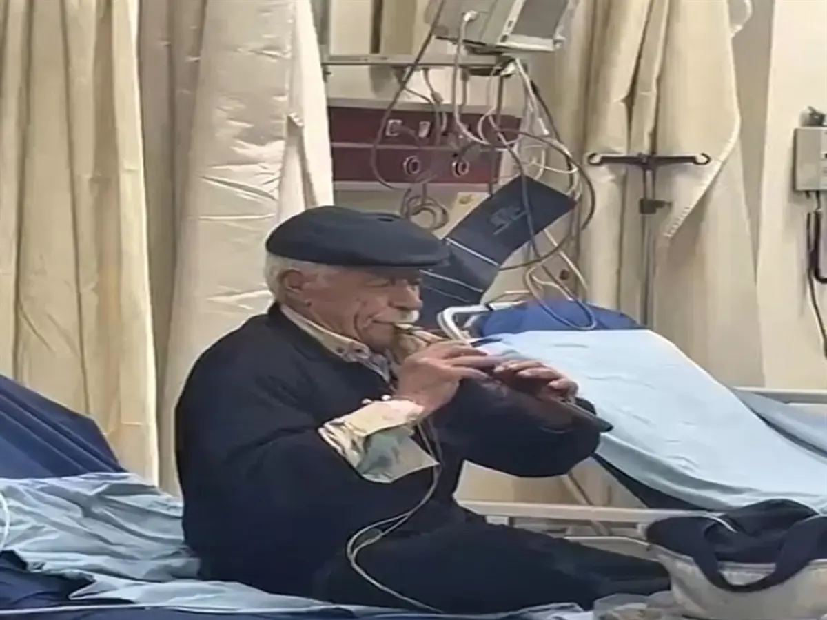 "Acımı hafifletiyor" dedi, acil serviste zurna çaldı
