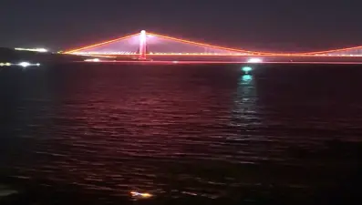 Fren yerine gaza basınca araçla denize uçtu: "Tam köprü manzarasına karşı battı"