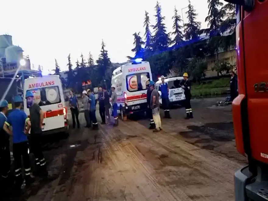 Samsun'da demir çelik fabrikasında patlama 