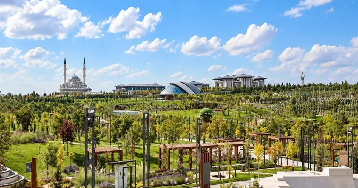 Image accompanying Beştepe Millet Ormanı açılıyor. Yaklaşık 92 futbol sahası büyüklüğünde, from NTV Haber