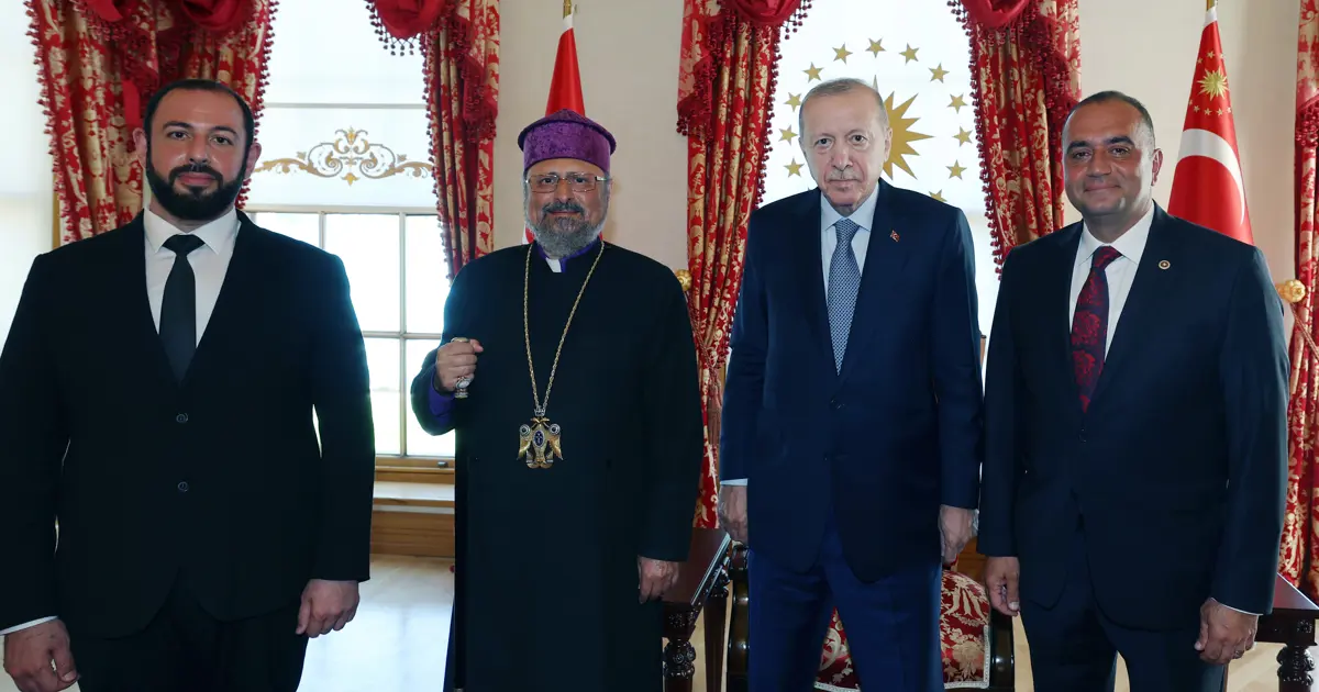 Cumhurbaşkanı Erdoğan, Türkiye Ermenileri Patriği Maşalyan'ı kabul etti