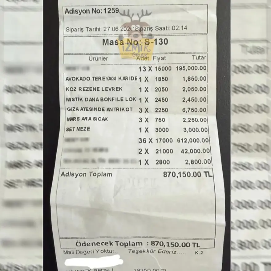 870 BİN 150 LİRA HESAP GELDİ 1