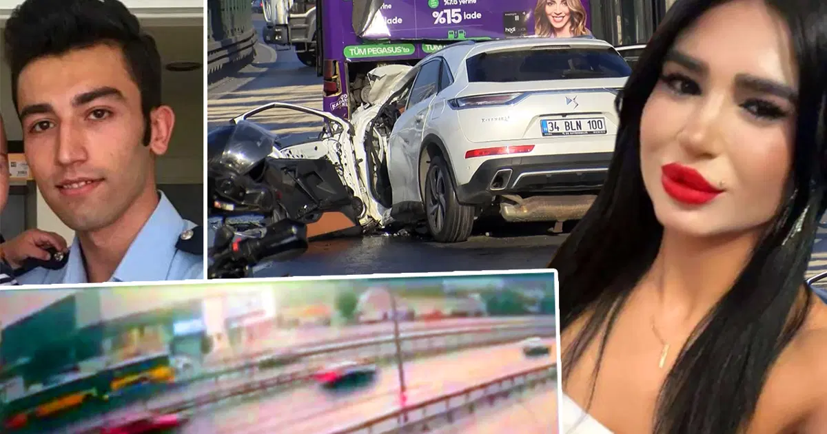 Küçükçekmece'de korkunç kaza anı. Üç kişinin öldüğü kazanın videosu ortaya çıktı