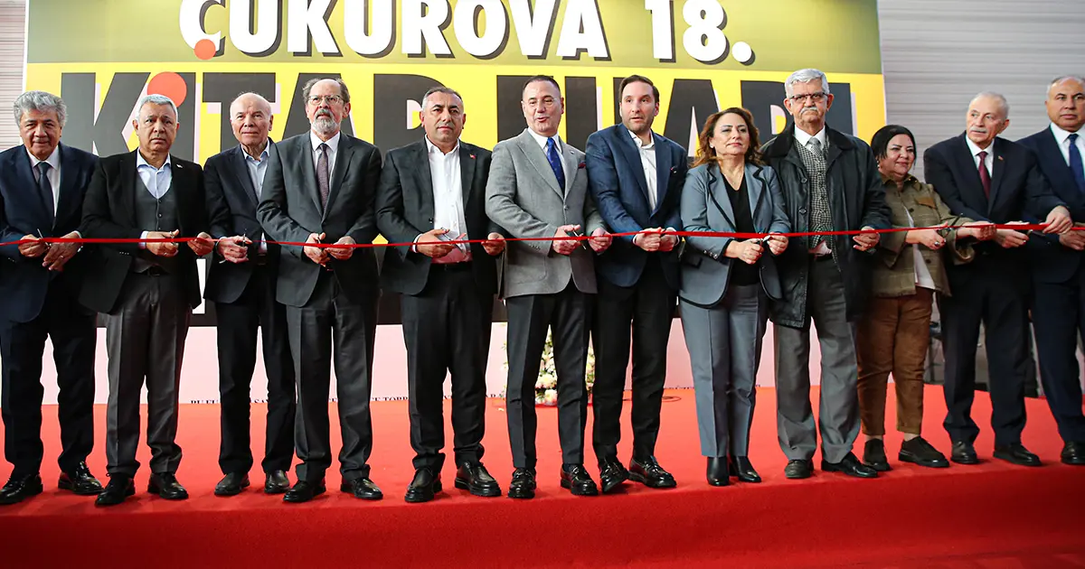 2026'nın ilk kitap fuarı Adana'da. Çukurova 18'inci Kitap Fuarı açıldı