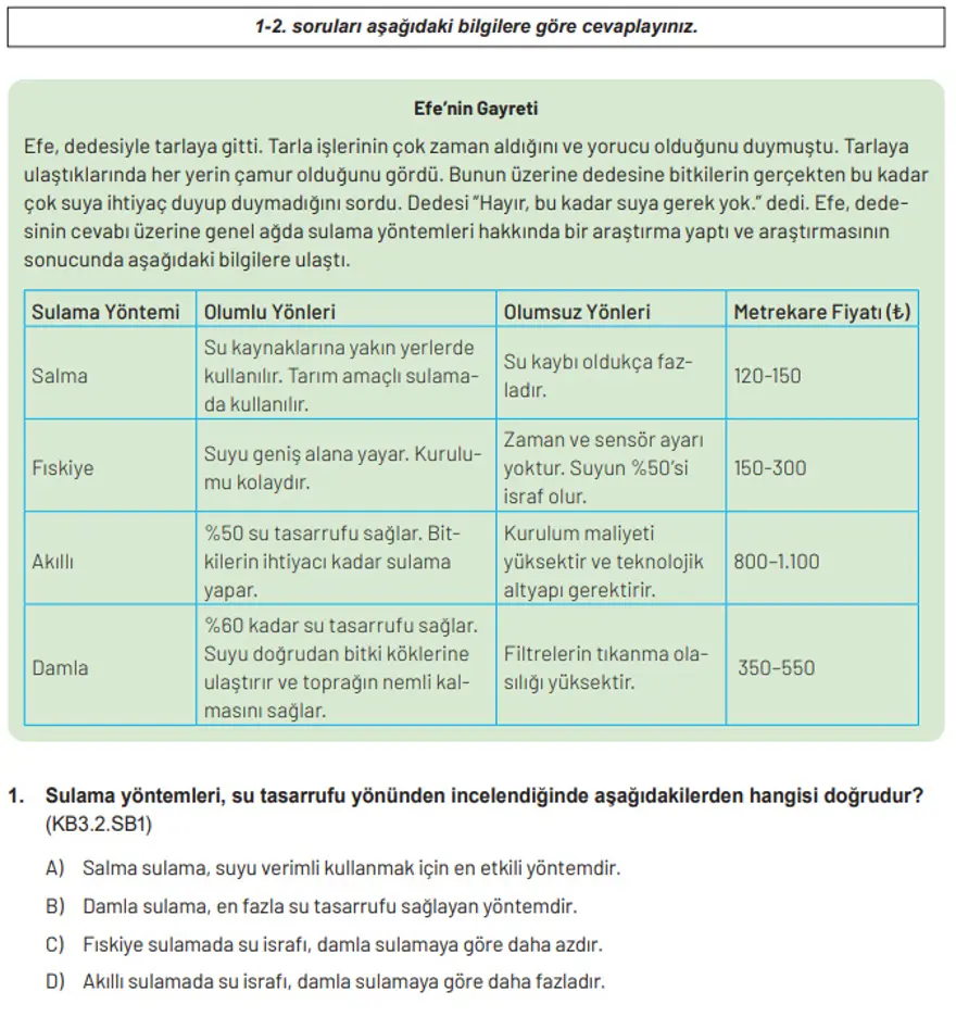 Sınavlarda yeni sistem: 12 şehirde denendi, artık tüm Türkiye'de yapılacak! İşte örnek sorular 6