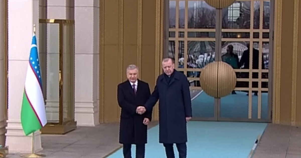 Özbekistan Cumhurbaşkanı Mirziyoyev Ankara'da