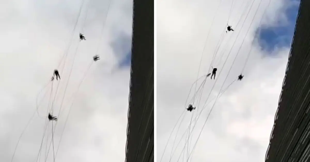 İstanbul'da yürekleri ağza getiren görüntü: Metrelerce yüksekte zor anlar