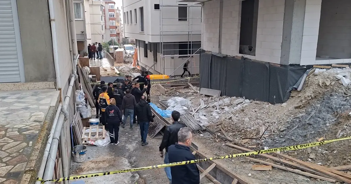 İnşaatta feci olay. 5'inci kattan düşen şantiye şefi yaşamını yitirdi