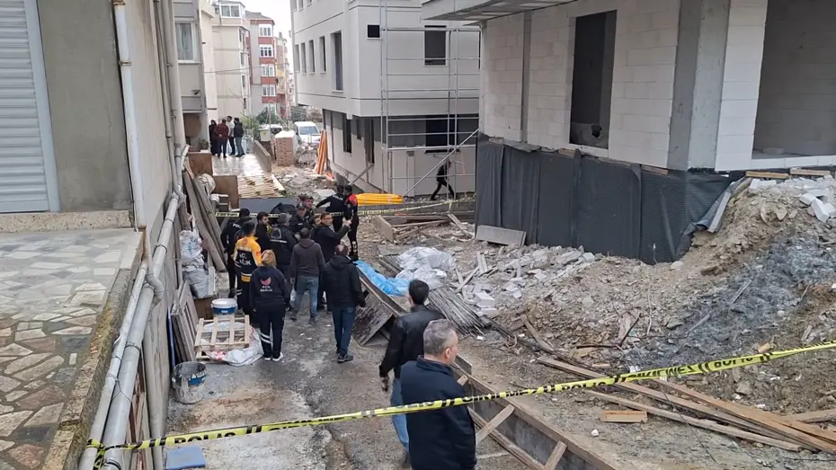 İnşaatta feci olay. 5'inci kattan düşen şantiye şefi yaşamını yitirdi