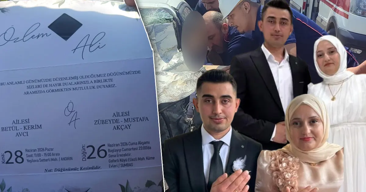 Düğününe iki gün kalmıştı. Hazırlıklar için memlekete giden uzman çavuştan acı haber