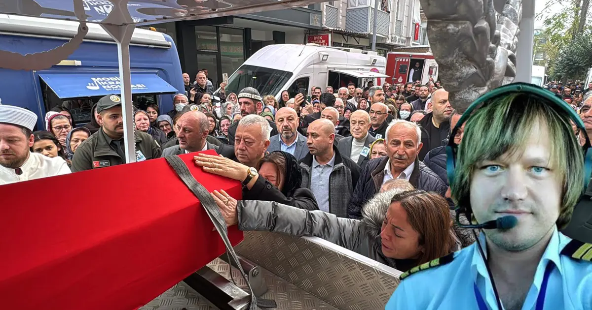 Hırvatistan'da düşen uçakta şehit olan Pilot Hasan Bahar'a veda