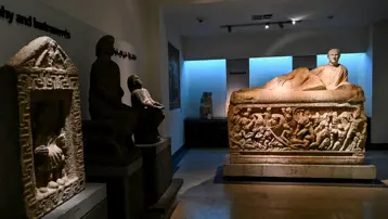 Şam Ulusal Müzesi'ndeki soygunda 6 heykel çalındı