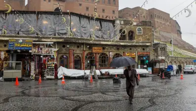 Irak'ın 3 kenti aylar sonra yağmura kavuştu