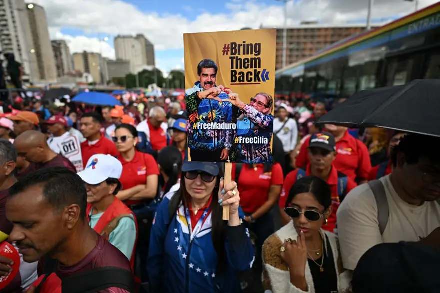 Venezuela'da siyasi tutukluların tahliyesi sürüyor. Başkentteyse protesto vardı 5