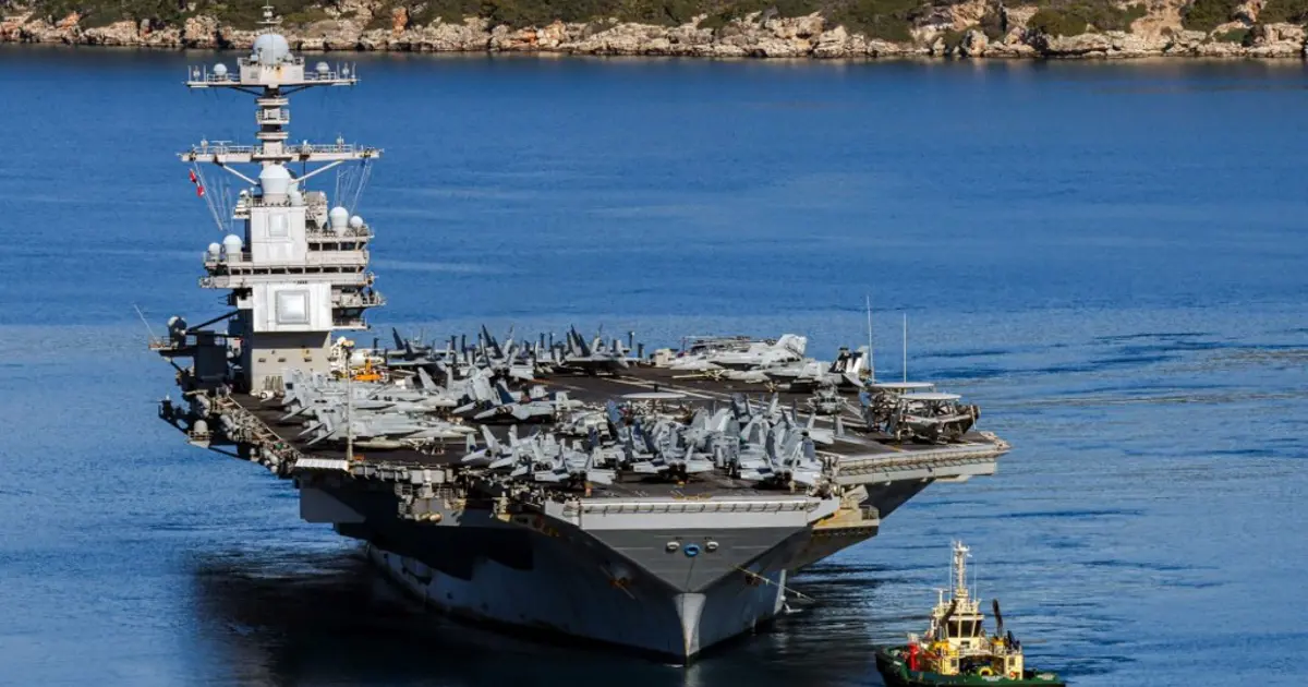 ABD donanmasından dikkat çeken adım. Aynı anda iki gemi bölgede ve dünyanın en büyük uçak gemisi İsrail'e yanaştı