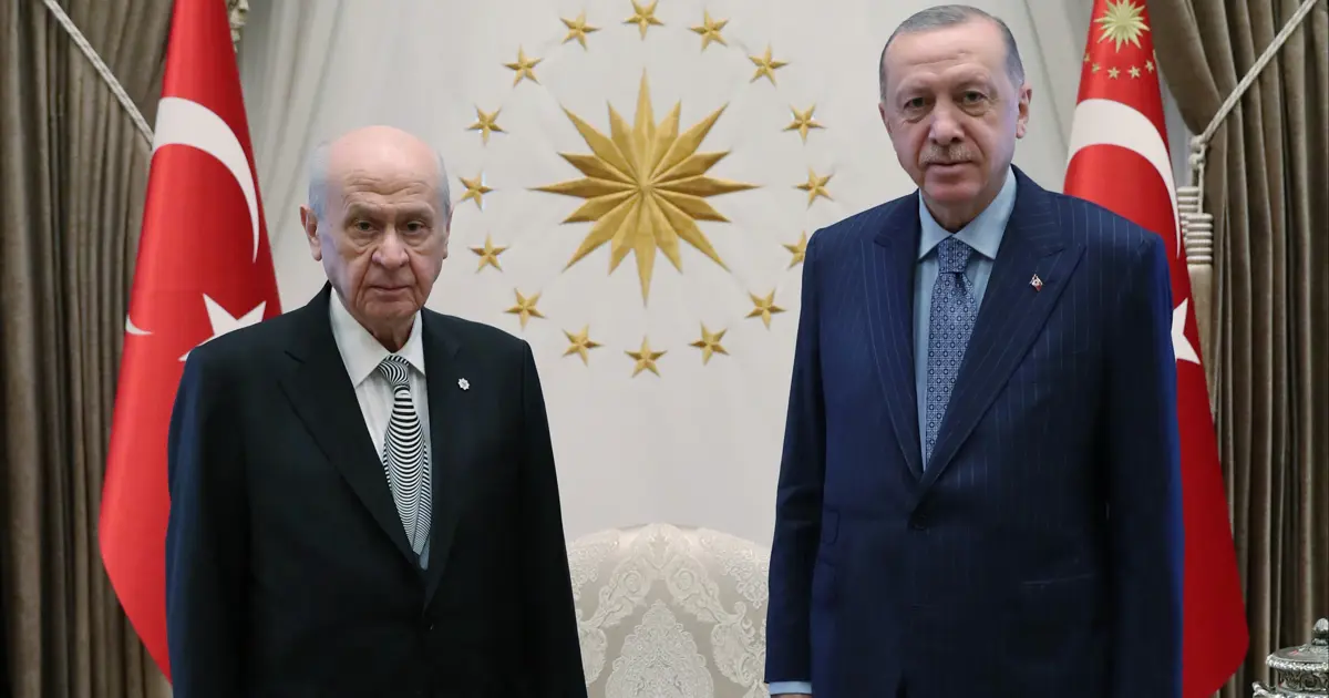 Ankara'da önemli zirve. Cumhurbaşkanı Erdoğan, Bahçeli ile görüşüyor