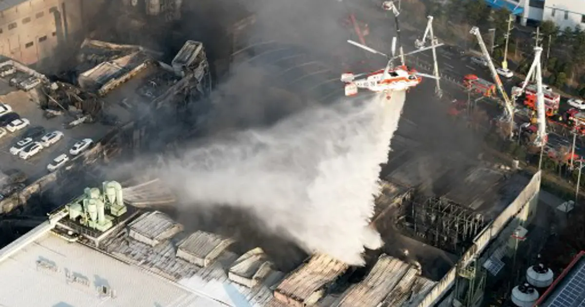 Güney Kore'de fabrika yangını: 10 ölü, 59 yaralı