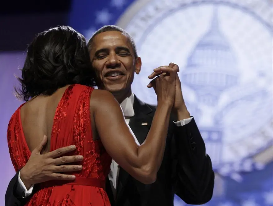Obama çiftinden romantik dans 6 Obama çiftinden romantik dans 6