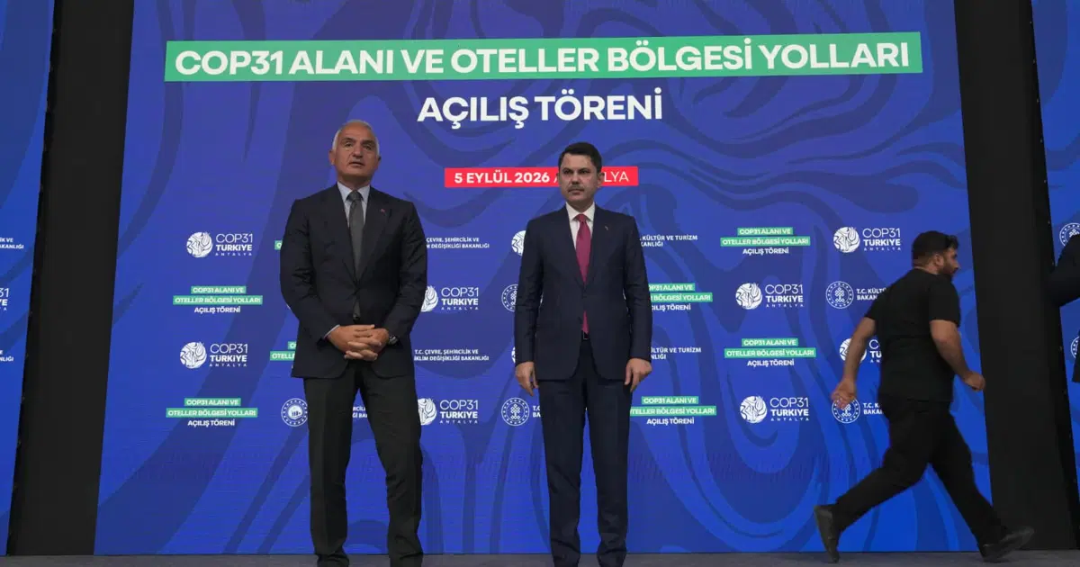Bakan Ersoy: COP31 Antalya markasına ciddi bir değer katacak