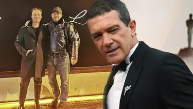 Kerem Bürsin yine Antonio Banderas ile bir araya geldi
