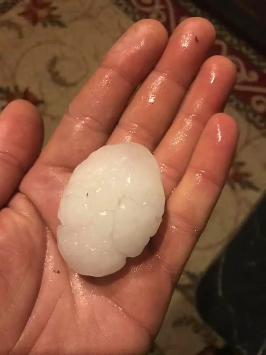 İzmir'de dolu etkili oldu 15