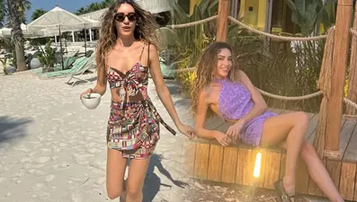 Film çekimleri tamamlandı: Sinem Kobal soluğu tatilde aldı