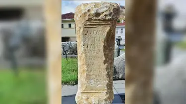 Kastamonu'da Roma dönemine ait mezar taşı bulundu