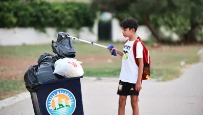 Bir paylaşımla 500 bin takipçiye ulaştı: 11 yaşındaki Aras'tan alkışlanan kampanya