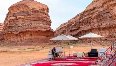 Suudi Arabistan Veliaht Prensi, Davos'a çölden katıldı