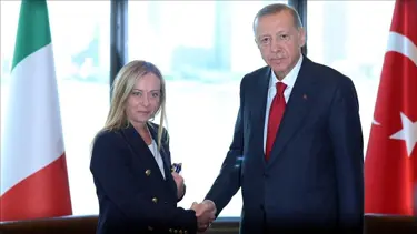 Cumhurbaşkanı Erdoğan, Meloni ile görüştü