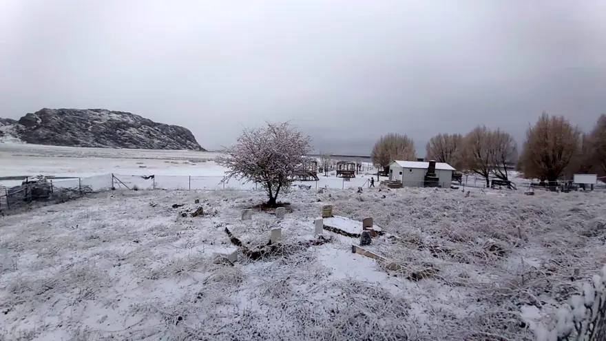 Antalya Kaş'a yılın ilk karı 