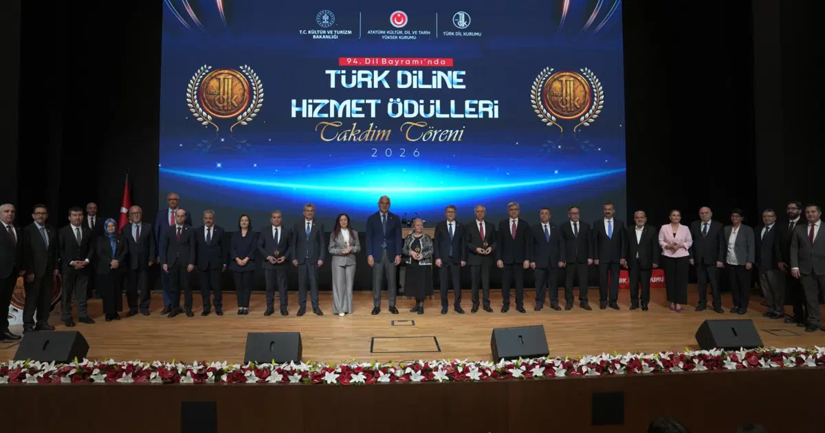 Türk Diline Hizmet Ödülleri sahiplerini buldu
