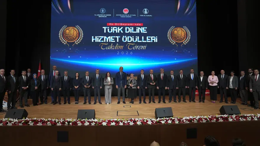 Türk Diline Hizmet Ödülleri sahiplerini buldu 