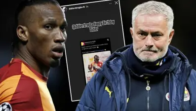 Jose Mourinho sözlerinin ardından tepki oluşmuştu: Didier Drogba'dan Galatasaray için "imalı doğum günü" paylaşımı