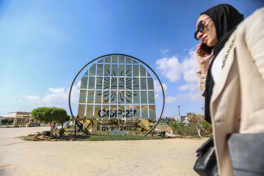 Mısır'daki BM İklim Zirvesi'nde geri dönüşüm malzemelerinden sanat eserleri 11