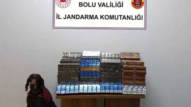 Yolcu otobüsünde bin 650 paket kaçak sigara ele geçirildi