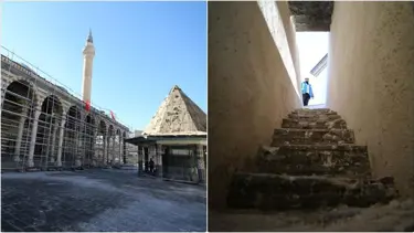 Diyarbakır'daki Behram Paşa Camisi'nde iki merdiven bulundu