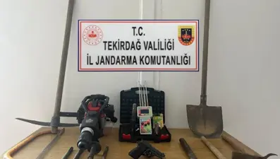 Kaçak kazıya suçüstü